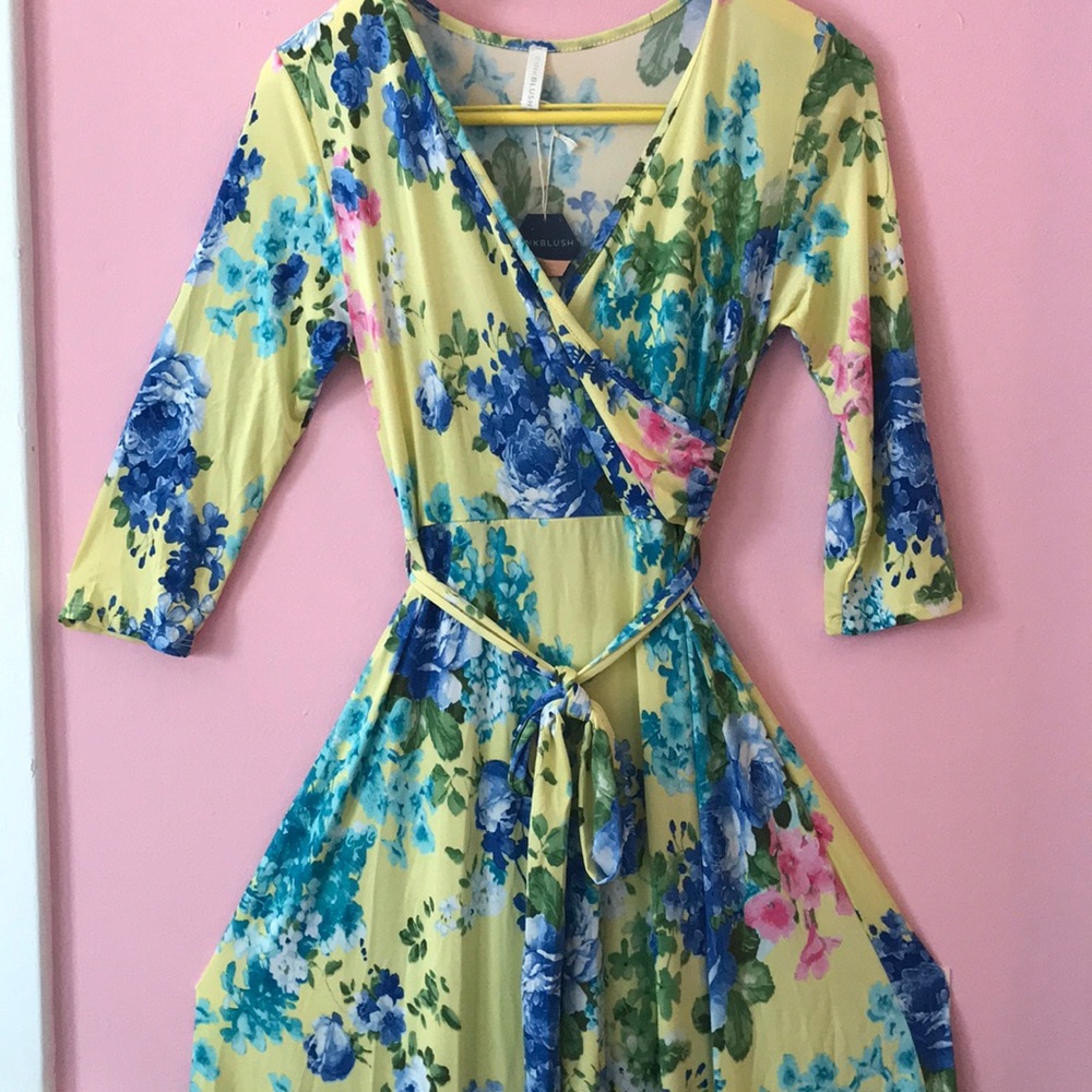 PinkBlush Maternity/Nursing Maxi Dress sz M